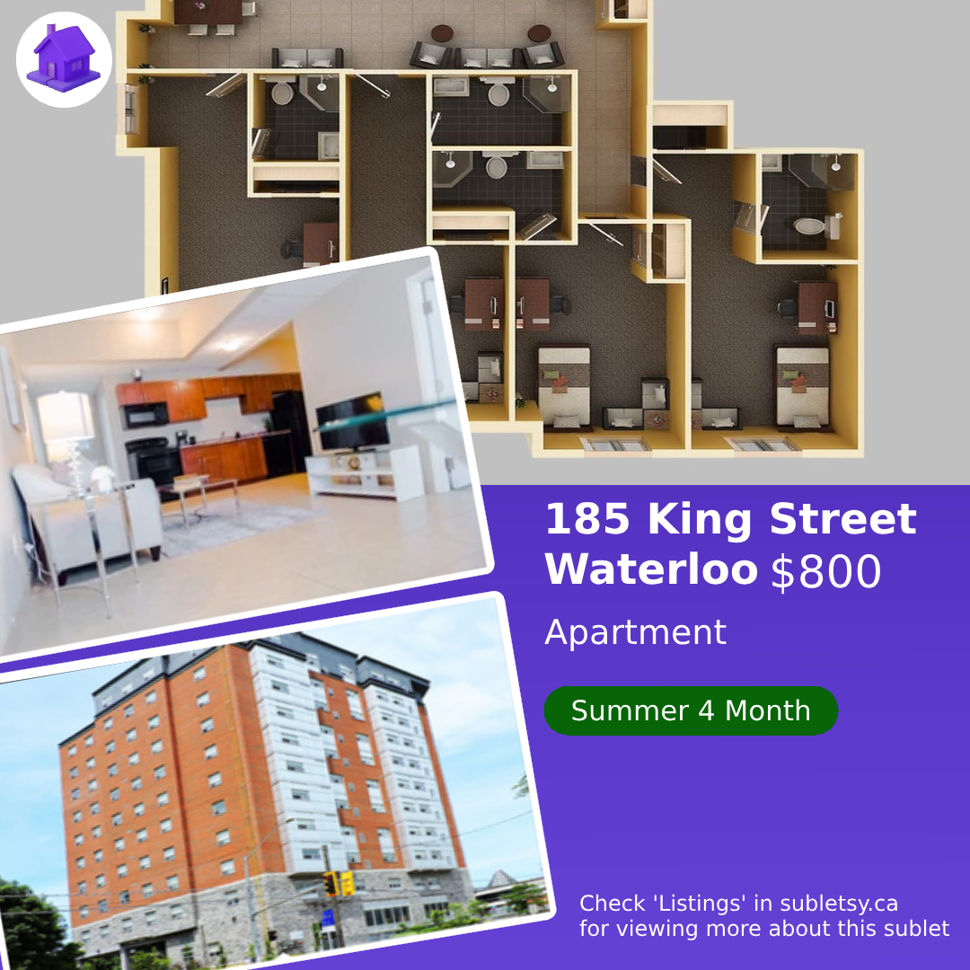 185 King Street North - (4 month lease)
