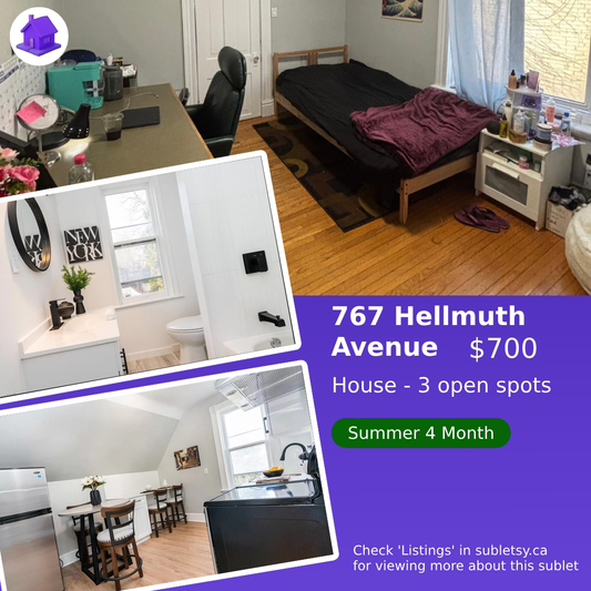 767 Hellmuth Avenue, London Ontario - 4 month lease