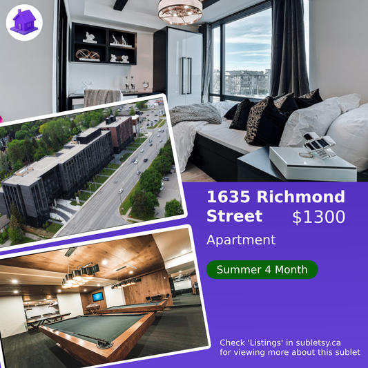 1635 Richmond Street London Ontario - [4 month lease]