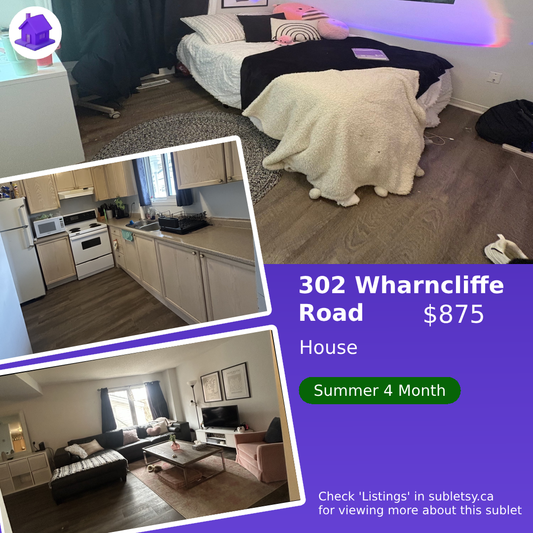 302 Wharncliffe Rd N London Canada - [4 month lease]